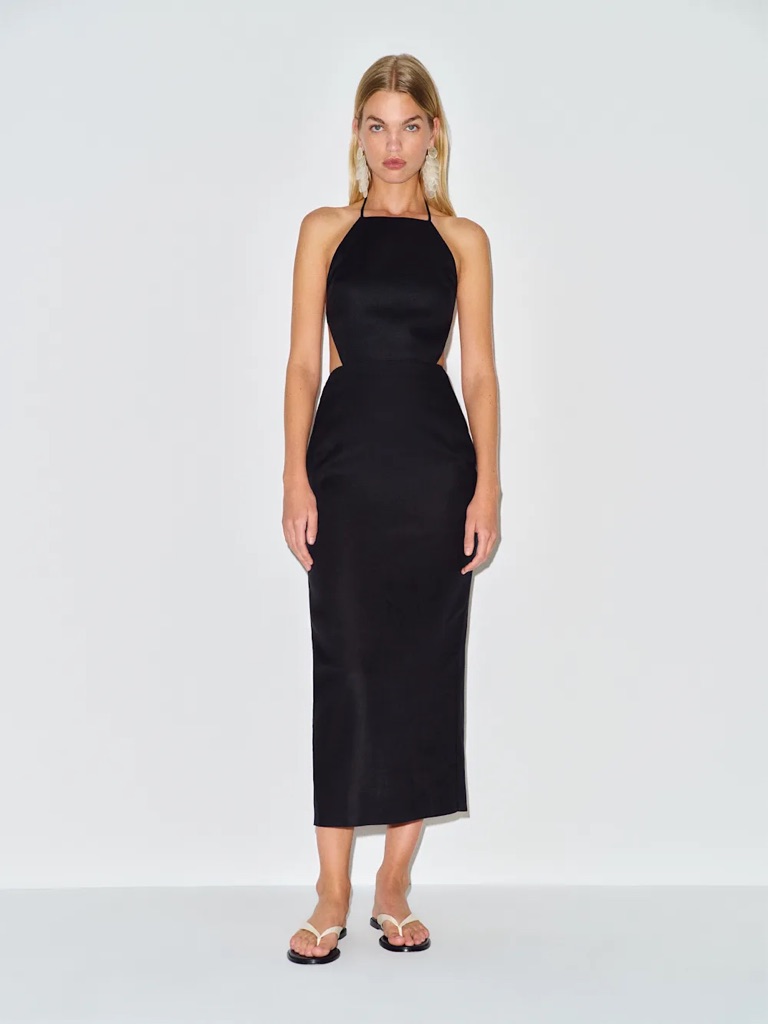 Reformation Trista Linen Dress
